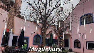 4K Magdeburg, Germany Walking tour 1