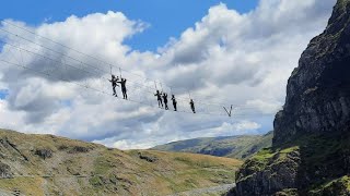 Infinity Bridge at Honister - 1000ft high 190m across - EPIC !