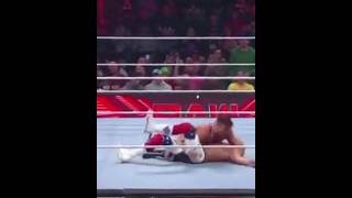 Chad Gable moonsaults off the top rope!