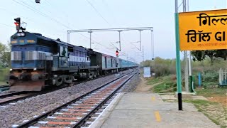 (22480) Sarbat Da Bhala Express (Lohian Khas - New Delhi) Skipping Gill Railway Station.!