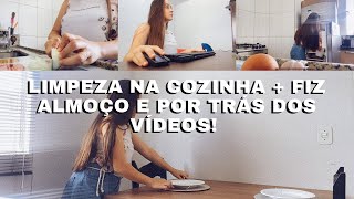 ROTINA DONA DE CASA - FIZ ALMOÇO SIMPLES, limpei cozinha e muito mais!