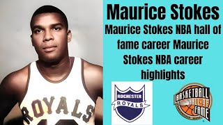 Maurice Stokes NBA hall of fame career highlights