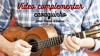 vídeo aula de orientação de estudos do curso CAVAQUINHO PARA TODAS E TODOS