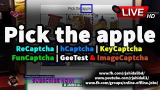 Pick the apple | Solve FunCaptcha | Demo | Make Money at home