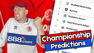 My EFL Championship 2024/25 predictions 👀📊