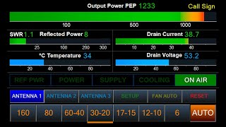 Mercury IIIS Amplifier in action W4KWS QSO WITH LZ1KU BIG 20 DB OVER IN BULGARIA. MERCURY POWER.