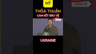 Mỹ ký thỏa thuận an ninh 10 năm, cam kết bảo vệ Ukraine #shorts #tintuc #thoisu #tintức24h #news