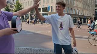 GRATIS High Fives in UTRECHT! In Foto's! (eerste helft)