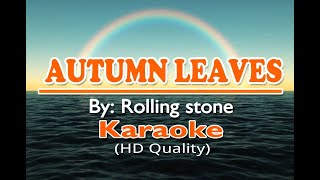 AUTUMN LEAVES - Natalie Cole ( KARAOKE VERSION )