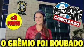 MAIS PONTOS! ERROS NO VAR SÃO CONFIRMADO PELA CBF! NOTÍCIAS DO GRÊMIO HOJE!