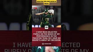 "No Regrets" Says Usman Khan. #cricket #cricketnews #t20worldcup2024 #usmankhan #pakistancricket