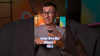 Probleme la iPhone 16 Pro Max. Part.2