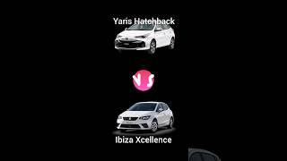 Toyota Yaris HB vs Seat Ibiza (versiones tope)... #toyota #yaris #seat #ibiza #automoviles #mexico