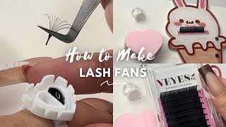 HOW TO MAKE LASH FANS + PINCHING Q&A