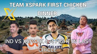 TEAM XSPARK FIRST CHICKEN DINNER | IND VS XSPARK