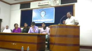 Fr. Dr. Paul Pudussery at the press conference in Guwahati on 11 June, 2013