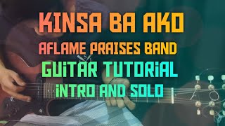 Kinsa ba Ako aflame band guitar solo tutorial step by step