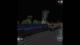 #Train18 game Indian train simulator beta overtake train