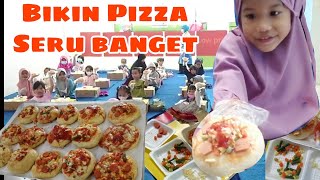 KIDS COOKING CLASS SERANG. SERUNYA KEGIATAN ANAK BIKIN PIZZA DI MOS