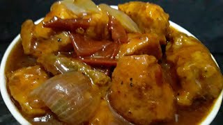 ঘরে থাকা উপকরণ দিয়ে চিলি চিকেন | Chilli Chicken | Bengali recipe