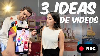 3 IDEAS VIRALES de Videos para NEGOCIOS | HACKS de Redes Sociales