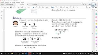 ESMATE CUARTO GRADO CLASE 4.2 UNIDAD 5