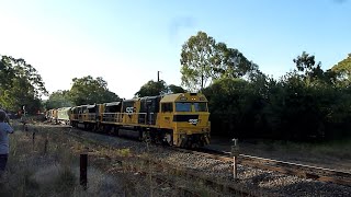 RARE! SSR Grain Train and other Freight Trains in The Adelaide Hills