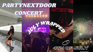 JULY VLOG| Partynextdoor concert, dying my hair, 4th of July