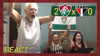 FAMÍLIA TRICOLOR REAGE A 2 FLUMINENSE X 0 SÃO PAULO- CAMPEONATO BRASILEIRO 2024