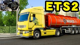 yellow RENAULT Cargo Transport  Euro Truck Simulator 2  Steering Wheel