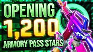 CS2 1,200 STAR COLLECTION OPENING (HUNT FOR M4 FADE)