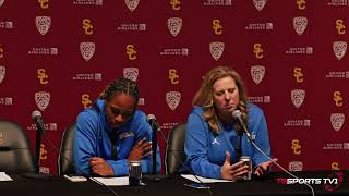 UCLA @ USC Post-Game Interviews UCLA Head Coach Cori Close and Charisma Osborne