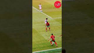 الهدف الاول للمنتخب المغرب الاولمبي🇲🇦 على  منتخب العراق الاولمبي 🇮🇶 😱⚽ #news #akhbar #المغرب #العراق