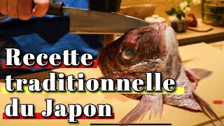 LA TÊTE D'UNE DAURADE POCHÉE : RECETTE JAPONAISE