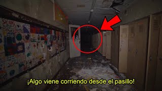 EL PERTURBADOR VIDEO de un FANTASMA que se APARECE en una ESCUELA ABANDONADA