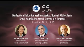 MÜLTECİLERE İLİŞKİN KÜRESEL MUTABAKAT PANELİ / 19.06.2020