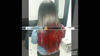 Balayage sobre cabello negro cosmético