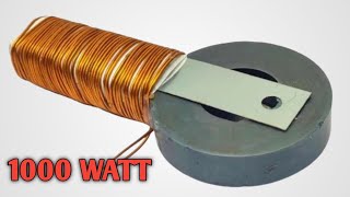 How To Make A Free Power Genaretor Using Large Magnet