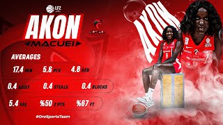 Akon Macuei - LF2 France 24-25 (Cavigal Nice Basket 06)