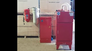 Sand Blast Cabinet Dust Extractors.