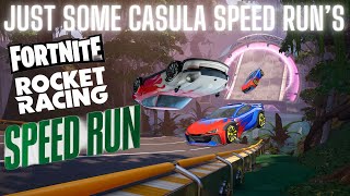 Just Some Casual Speed Run's In Fortnite Rocket Racing