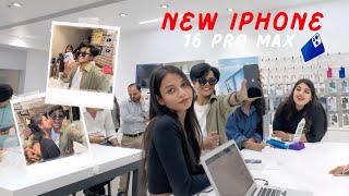 Buying Iphone 16 Pro Max 📱 - Rishab Khan & Cute shivani 05 || Vlog - 37