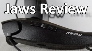 A Neckband Headset??? - Mpow Jaws Bluetooth Headset Review and Pairing Process