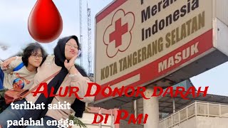 Donor darah salah satu upaya saya agar menjadi orang yang bermanfaat 😅#donordarah #pedulisesama #pmi