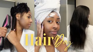 ROUTINE CHEVEUX NATURELS : JE FAIS MON SILK PRESS