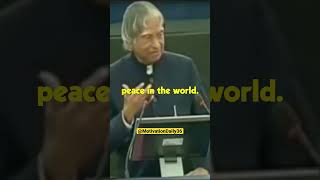 Inspiring Motivational Speech from Dr. Abdul Kalam 🇮🇳 in EU Parliament  #MotivationDaily369 🔥