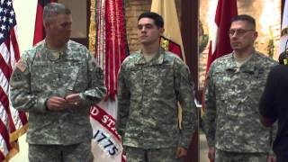 Sgt.  Brighton T. Mancillas - Purple Heart Ceremony