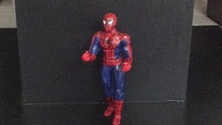 Tutorial Spiderman/ hombre araña (Plastilina/ porcelana fria)