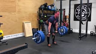 2/2/18 Deadlift 315x4 @7.5 ws 3/5