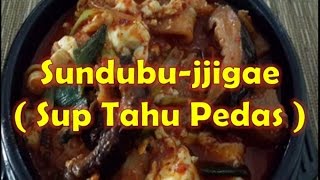 korea Resep Sundubu jjigae  Sup Tahu Pedas